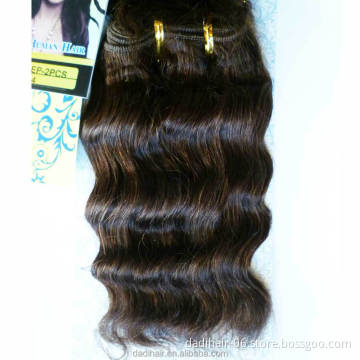 Adorable 100% human hair extention india hair weave deep wave 2pcs hair bulk package for black woman